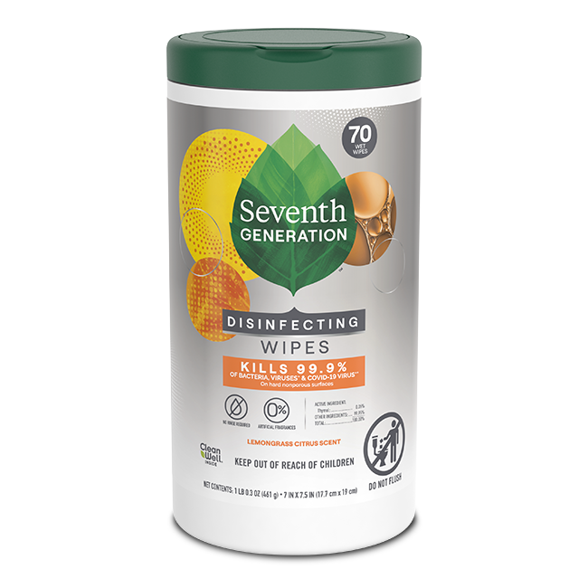Disinfecting Wipes - Lemongrass Citrus Surface Care Essential
