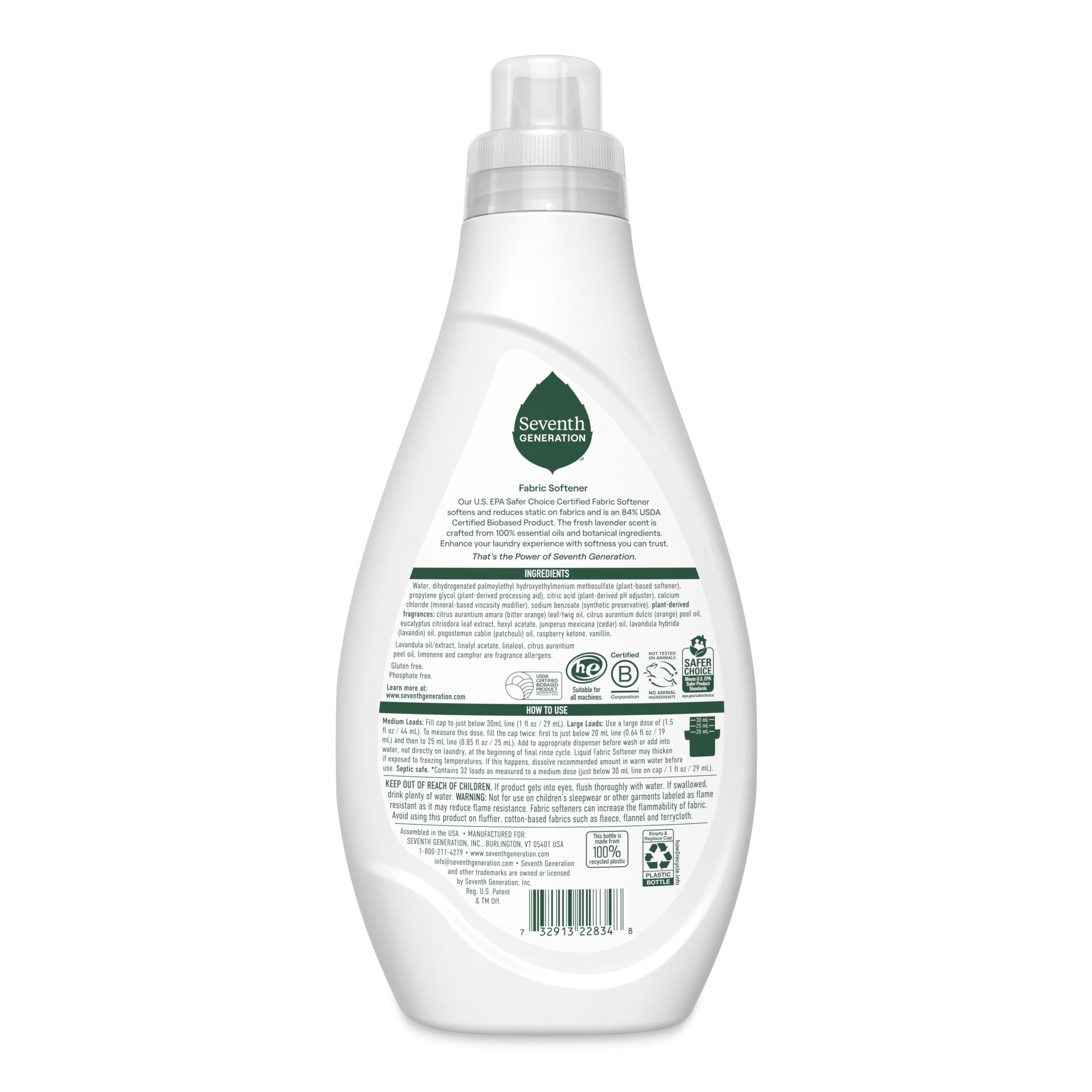 Liquid Fabric Softener - Fresh Lavender Fabric Care Essential