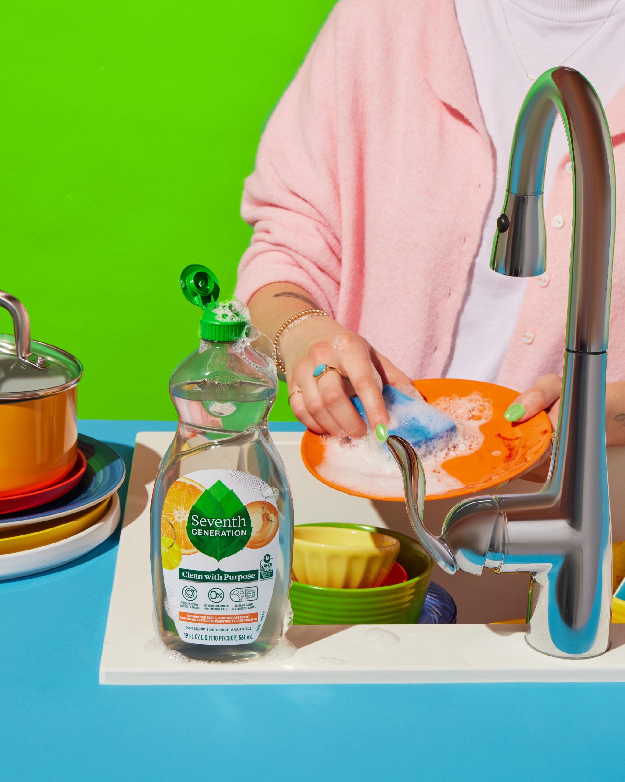 Dish Soap - Clementine Zest & Lemongrass Dish Care Essential