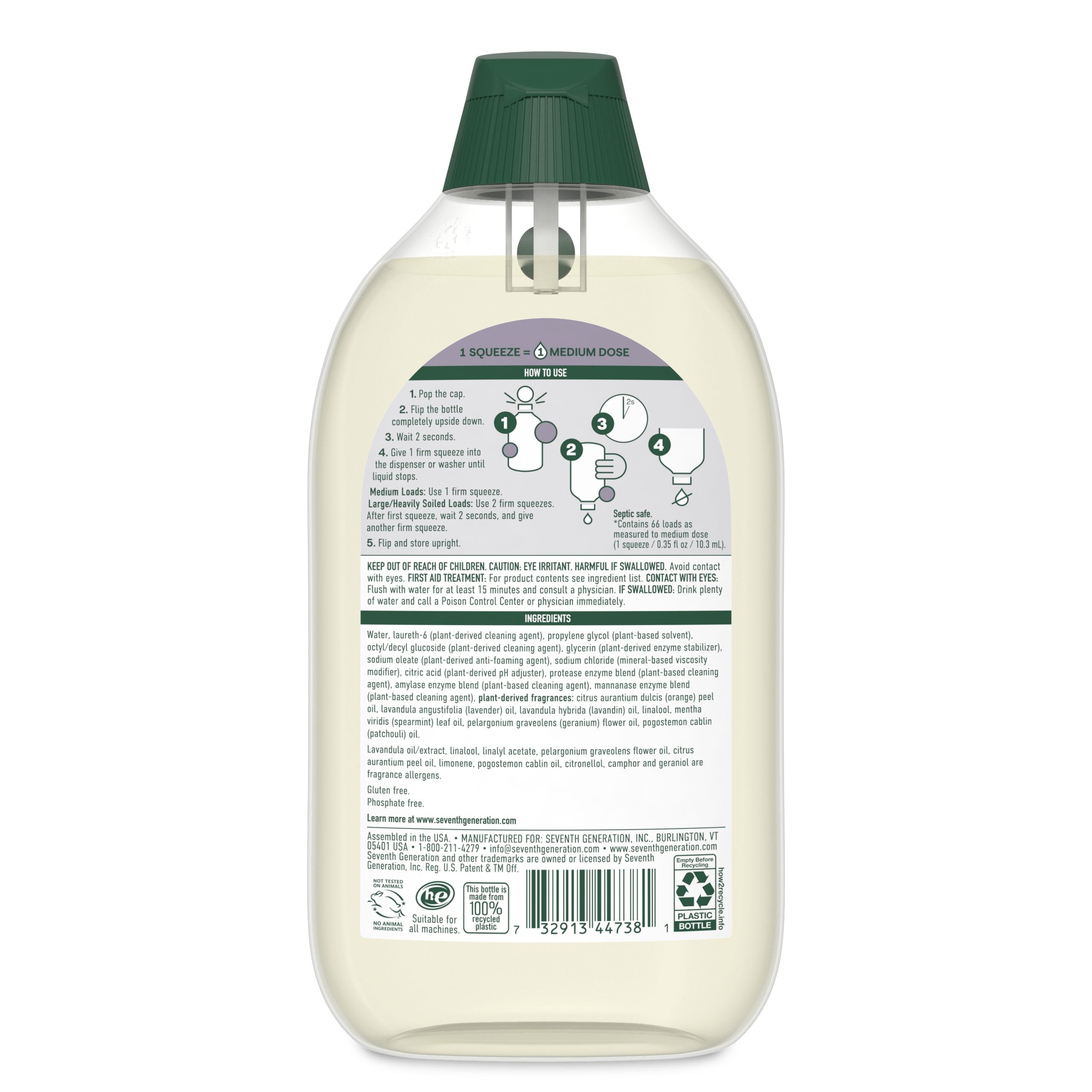 EasyDose™ Ultra Concentrated Laundry Detergent - Fresh Lavender Fabric Care Essential