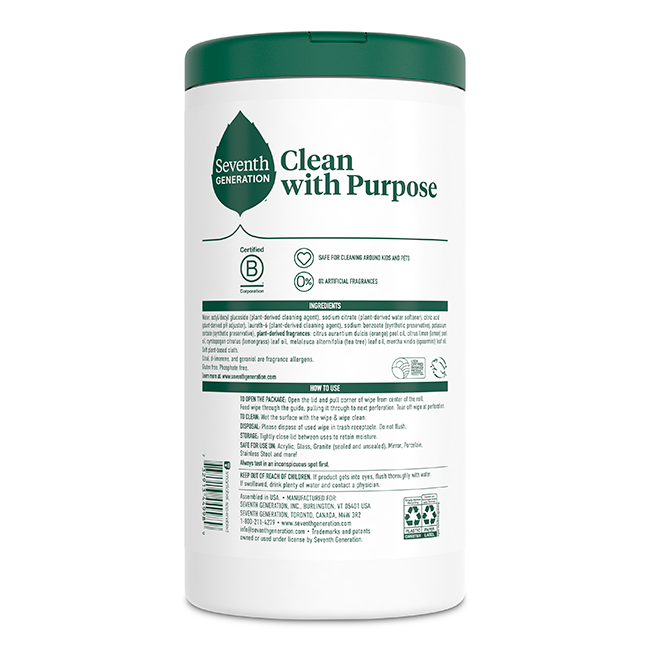 Multi-Surface Wipes - Lemon Zest Surface Care Essential