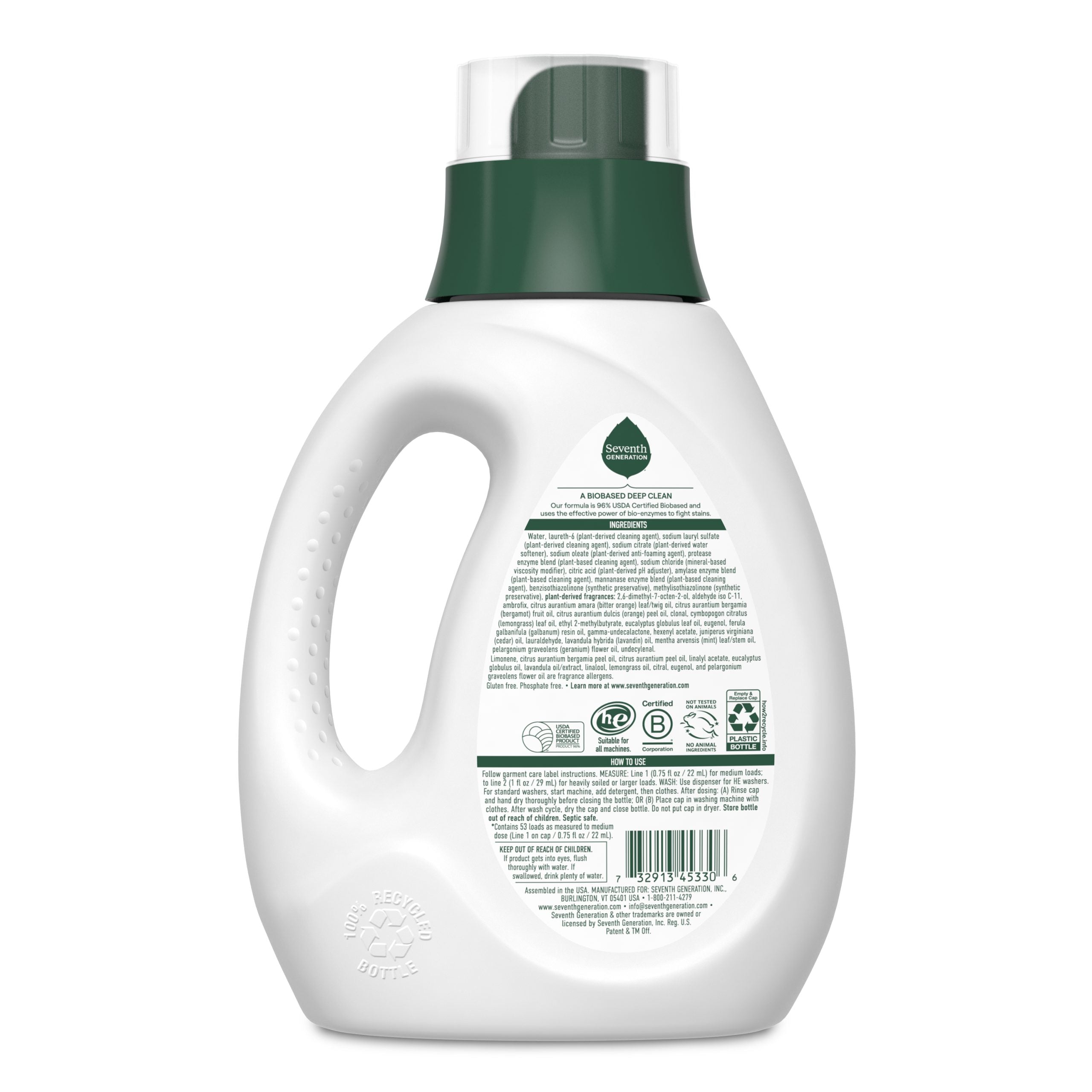 Concentrated Laundry Detergent - Fresh Scent Fabric Care Essential