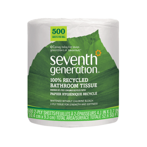 100% Recycled Bathroom Tissue 2-ply - 500 Sheets Bathroom Care Essential