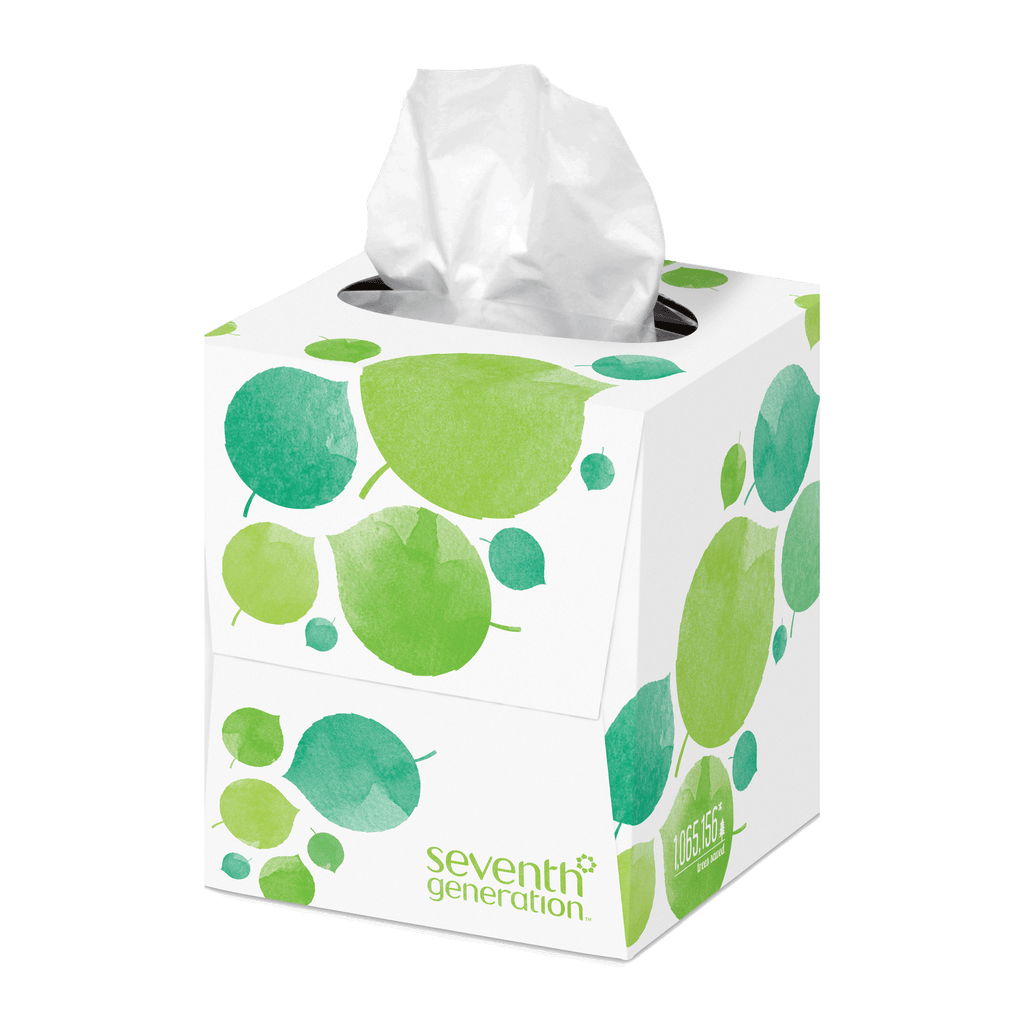 100% Recycled Facial Tissue Bathroom Care Essential