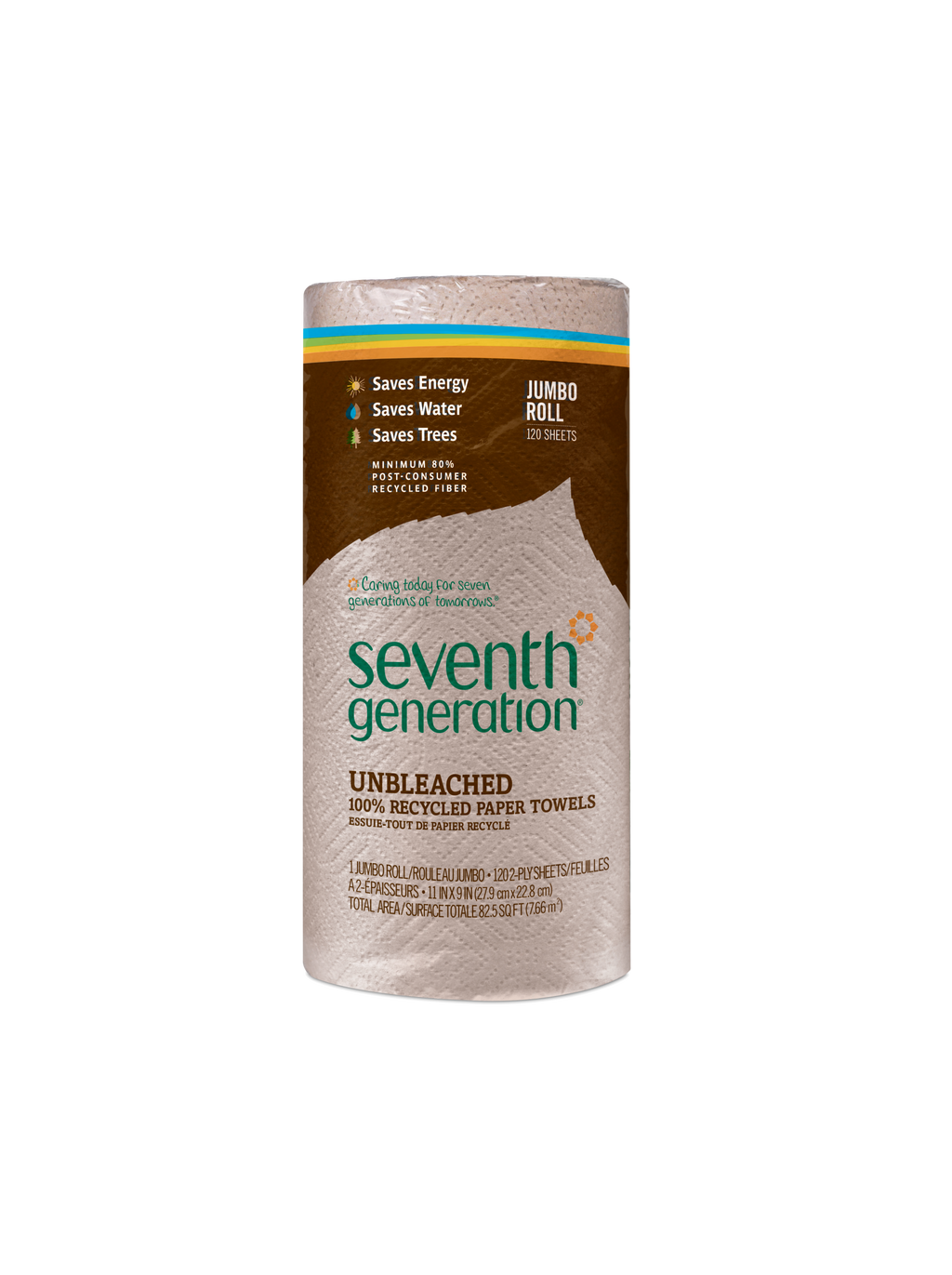 100% Recycled Paper Towels Unbleached Fabric Care Essential