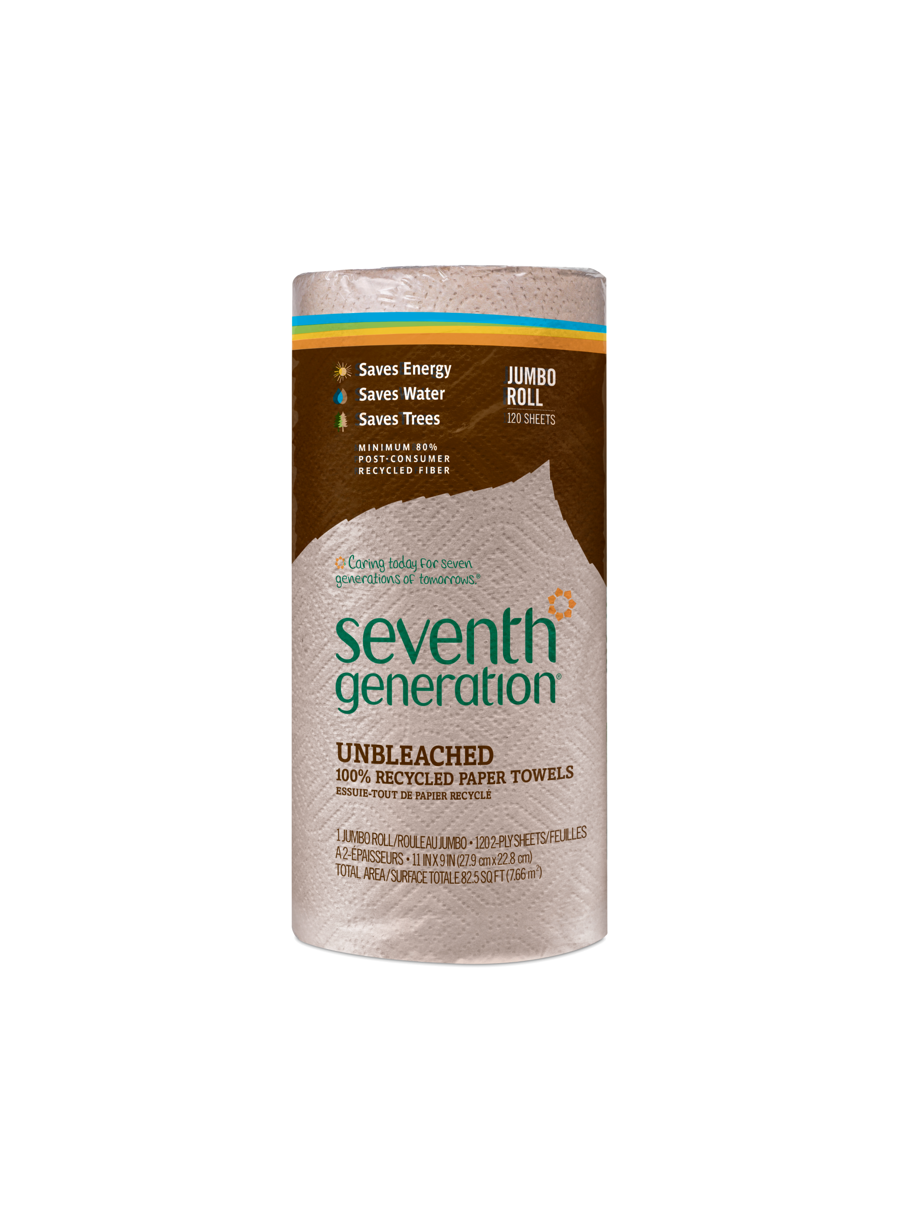 100% Recycled Paper Towels Unbleached Fabric Care Essential