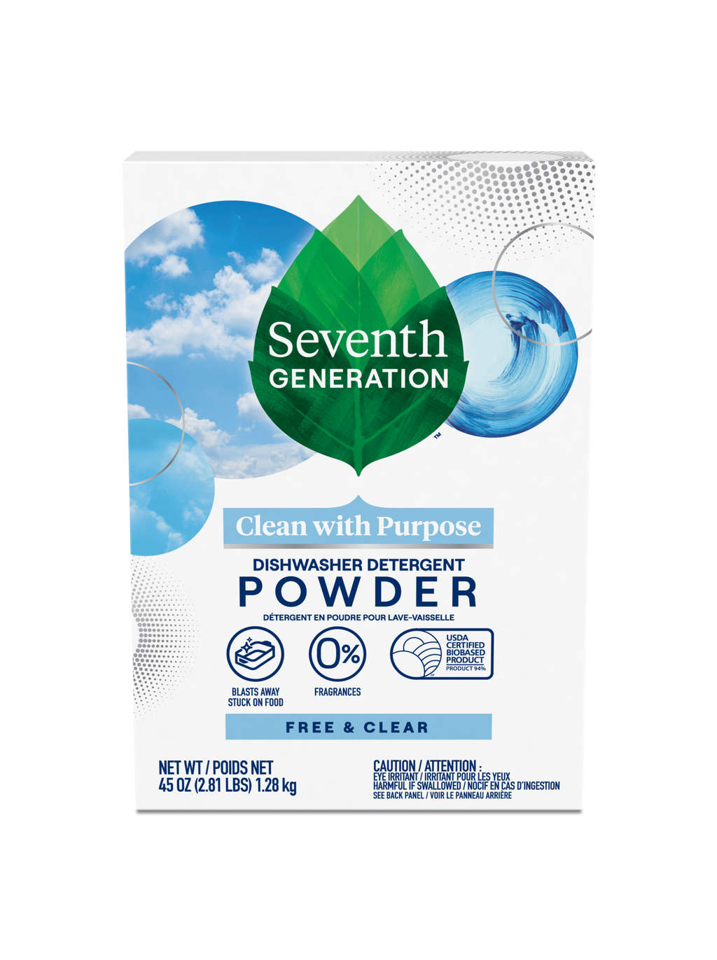 Dishwasher Detergent Powder - Free & Clear Dish Care Essential