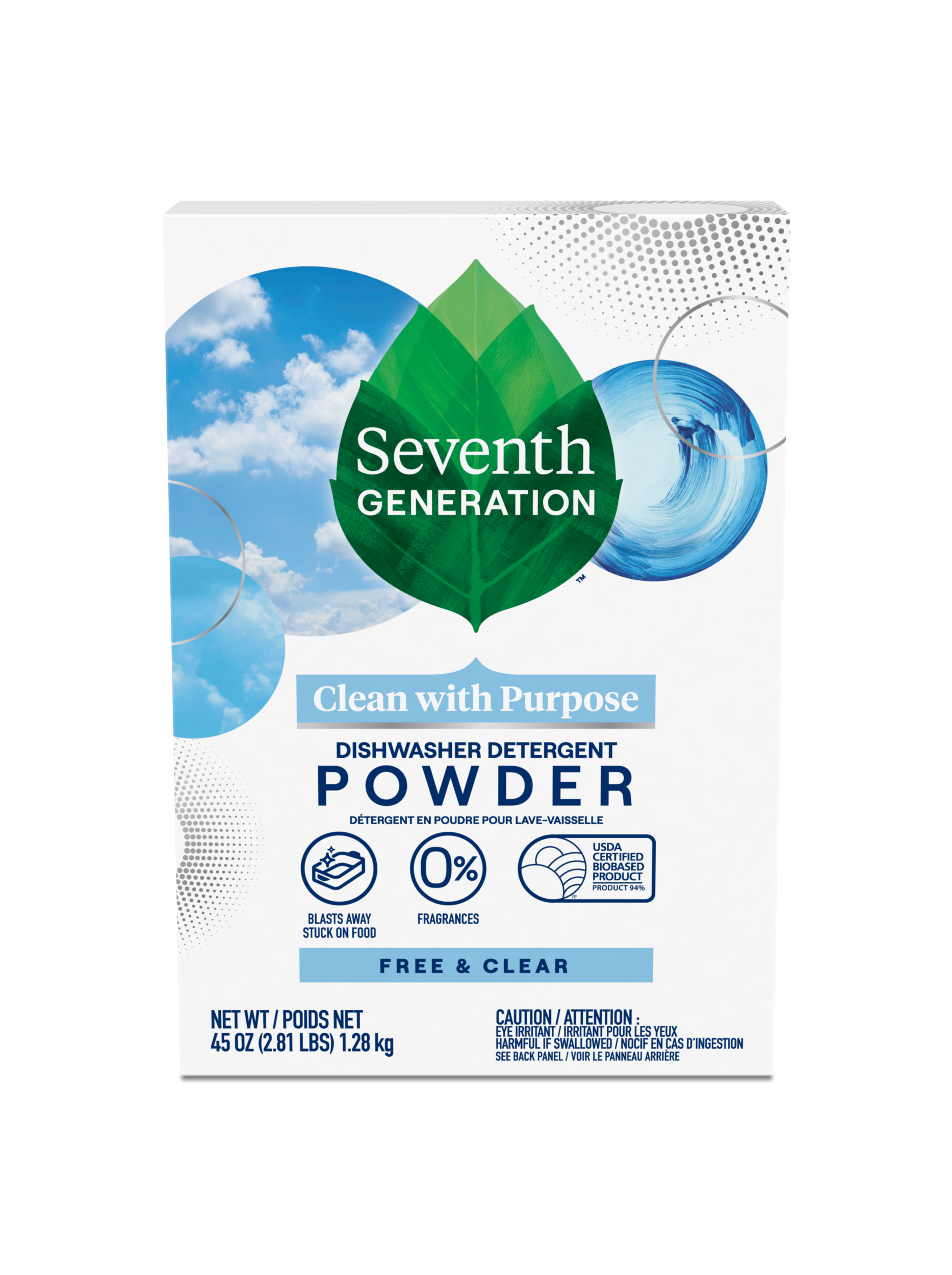 Dishwasher Detergent Powder - Free & Clear Dish Care Essential