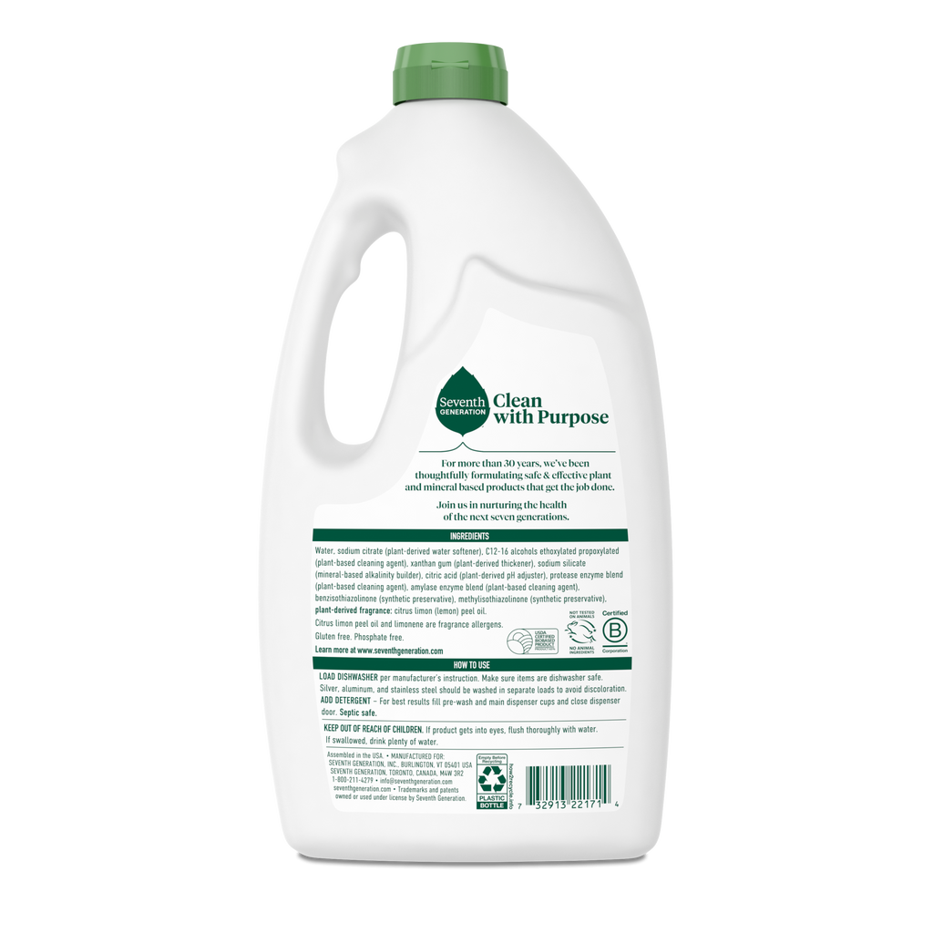 Dishwasher Detergent Gel - Lemon Dish Care Essential