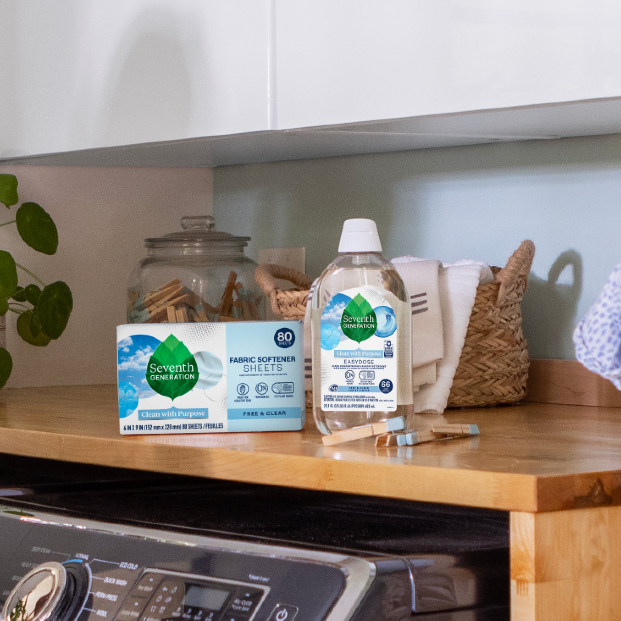 Fabric Softener Sheets - Free & Clear Fabric Care Essential