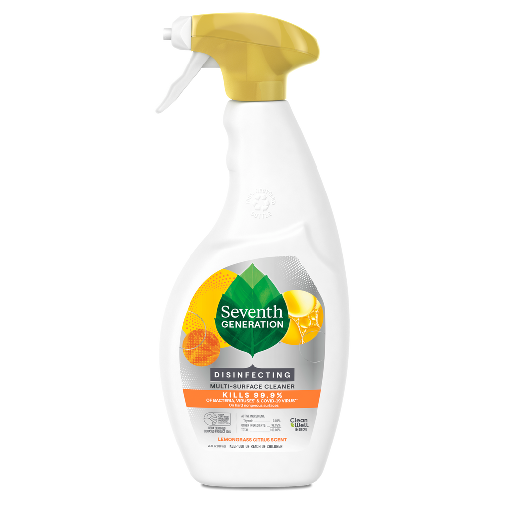 Disinfecting Multi-Surface Cleaner - Lemongrass Citrus Surface Care Essential