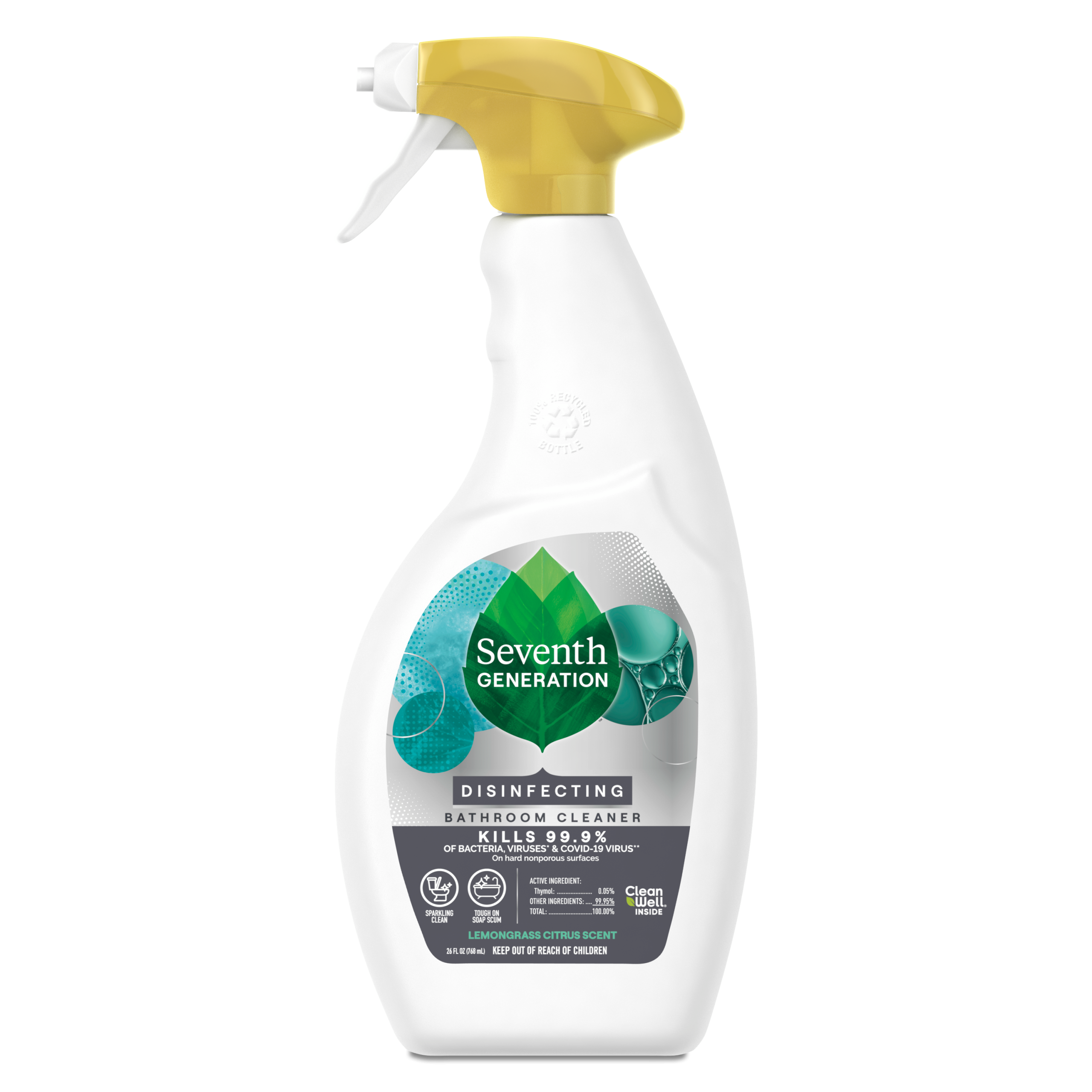 Disinfecting Bathroom Cleaner - Lemongrass Citrus Bathroom Care Essential