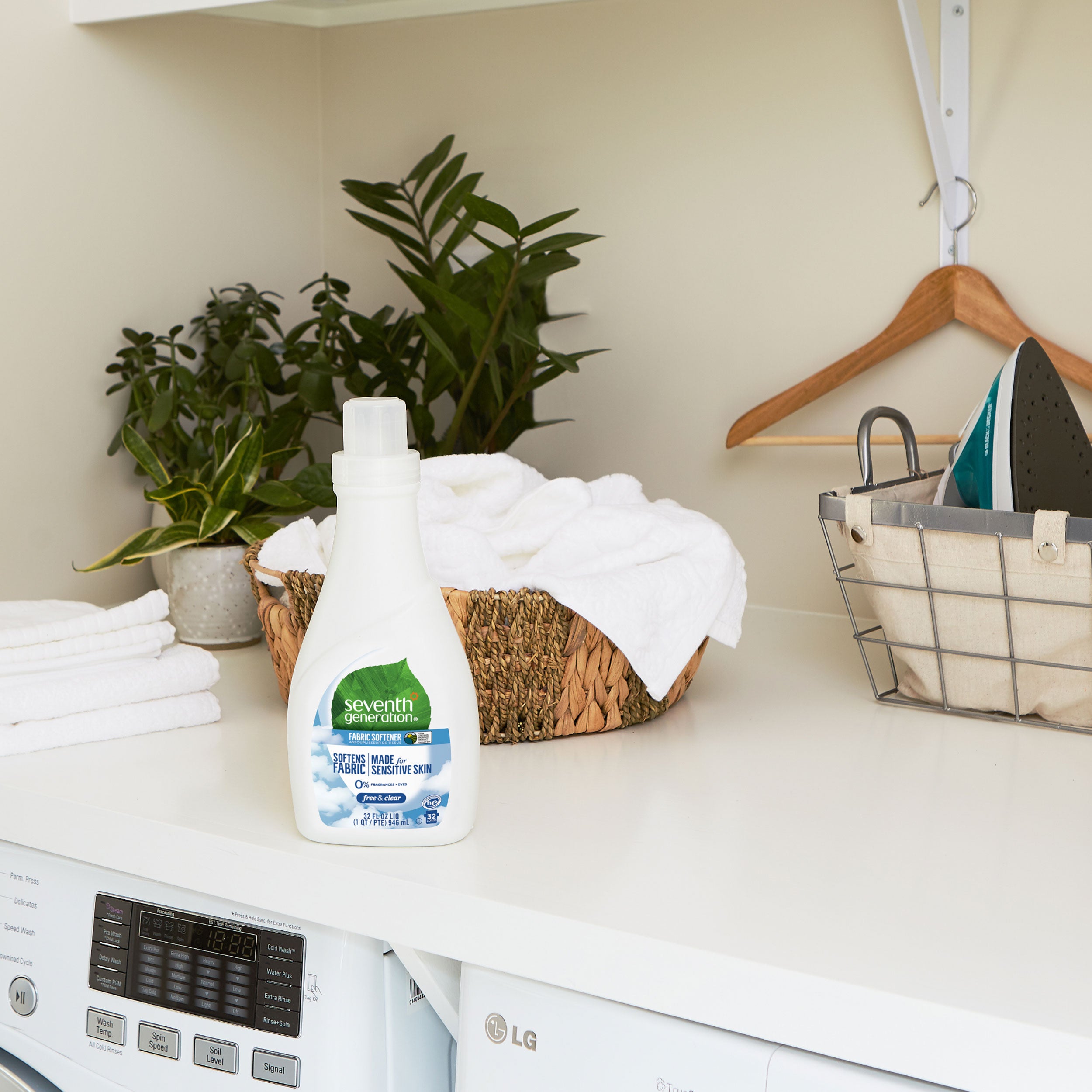 Liquid Fabric Softener - Free & Clear Fabric Care Essential