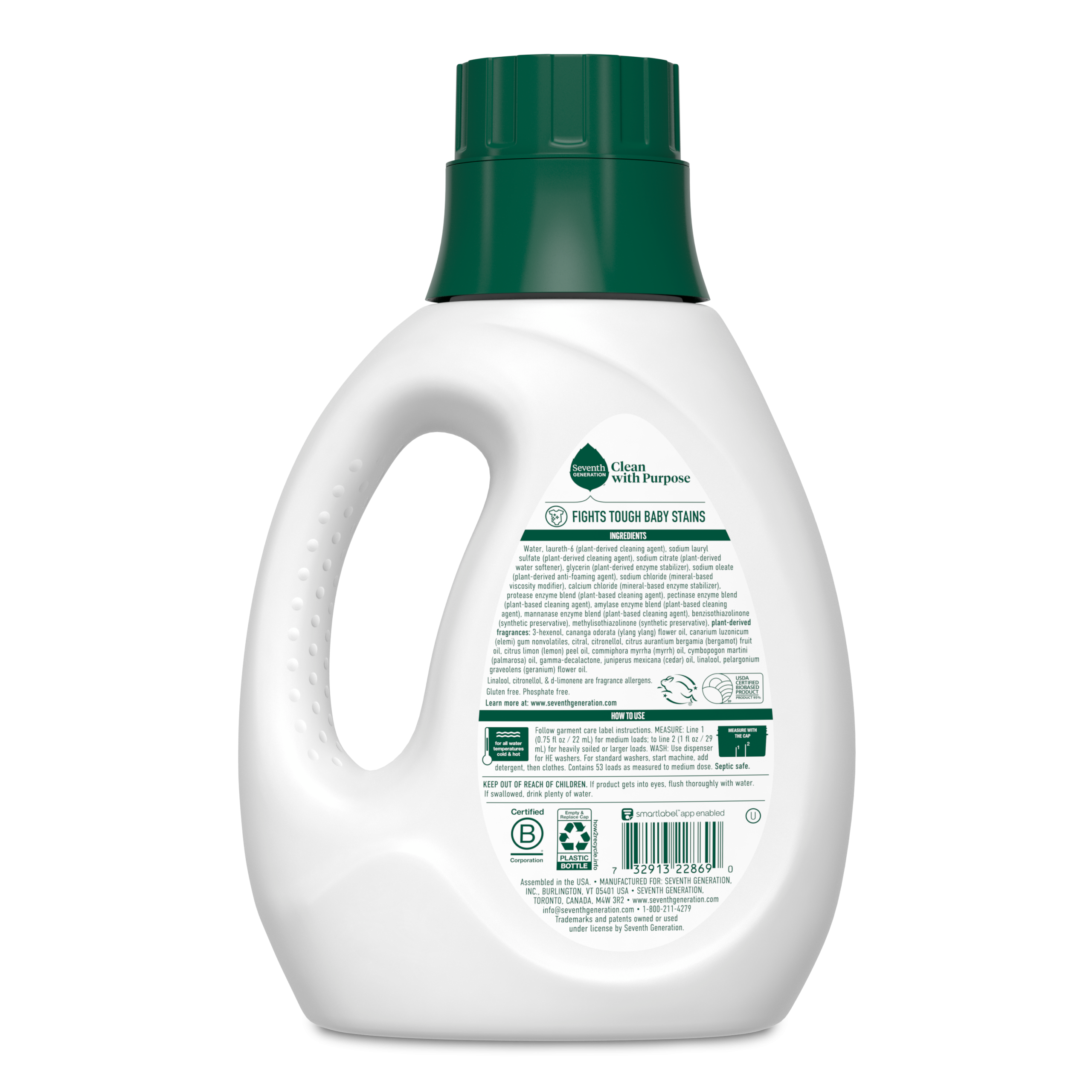 Concentrated Baby Laundry Detergent - Fresh Scent Fabric Care Essential