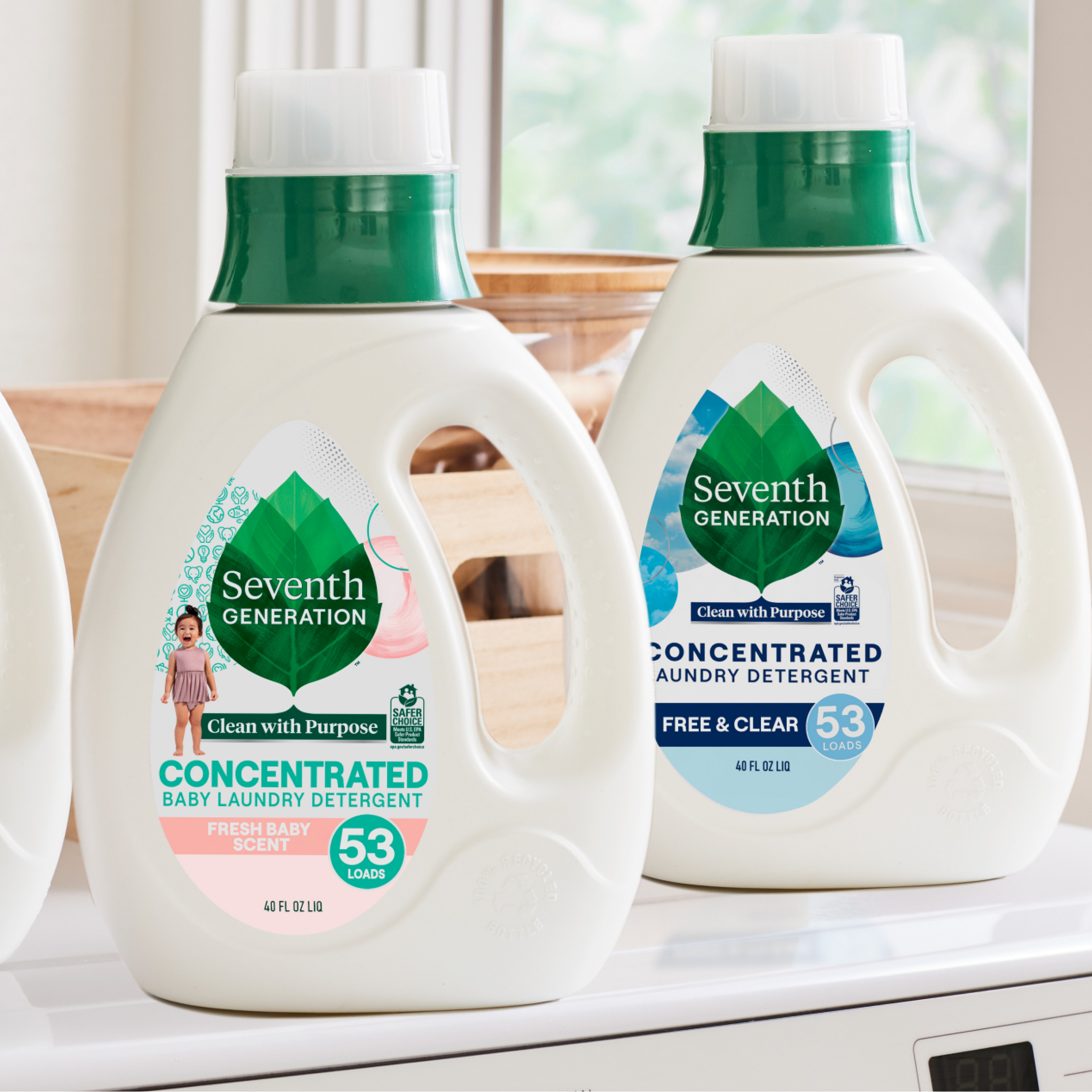 Concentrated Baby Laundry Detergent - Fresh Scent Fabric Care Essential