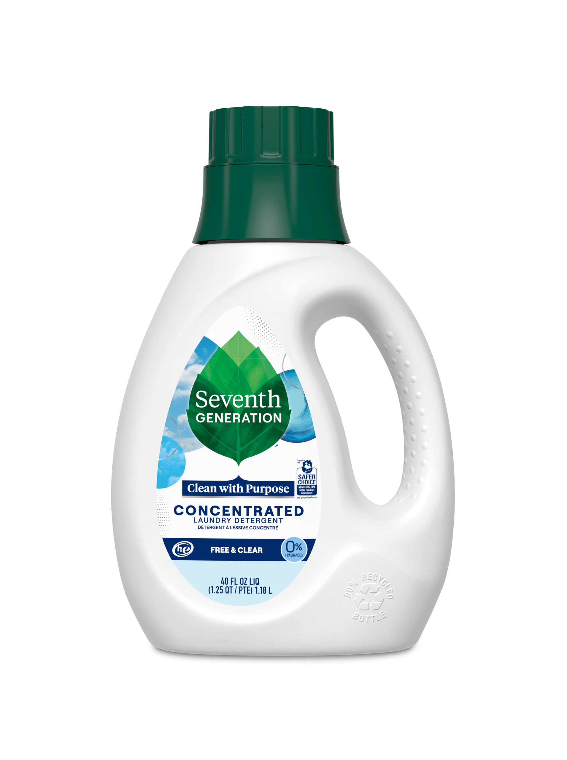 Concentrated Laundry Detergent - Free & Clear Fabric Care Essential