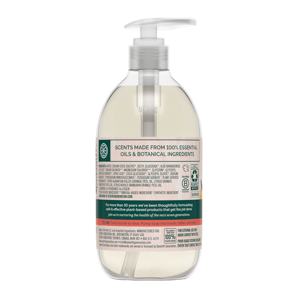 Hand Wash - Mandarin Orange & Grapefruit Hand Care Essential