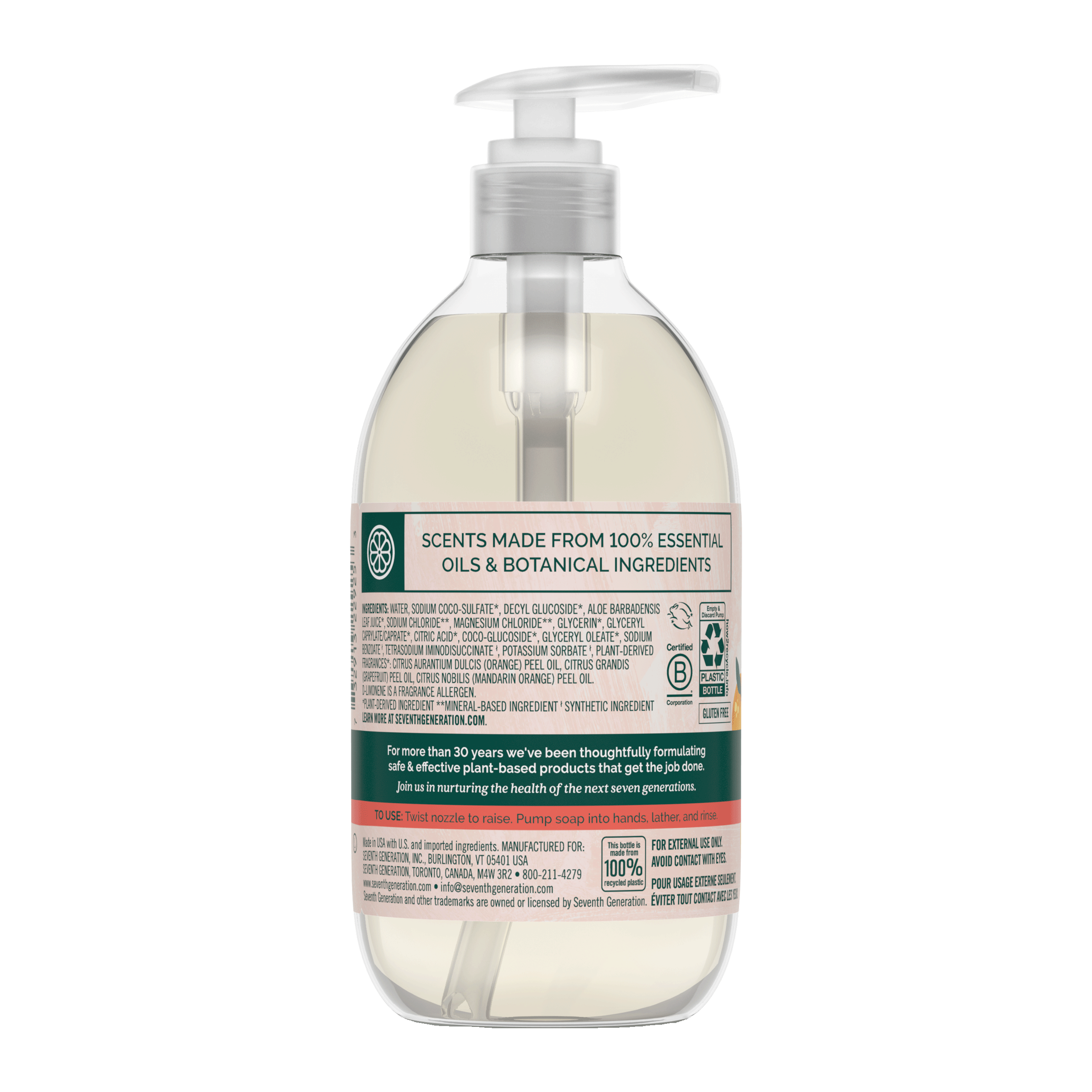 Hand Wash - Mandarin Orange & Grapefruit Hand Care Essential