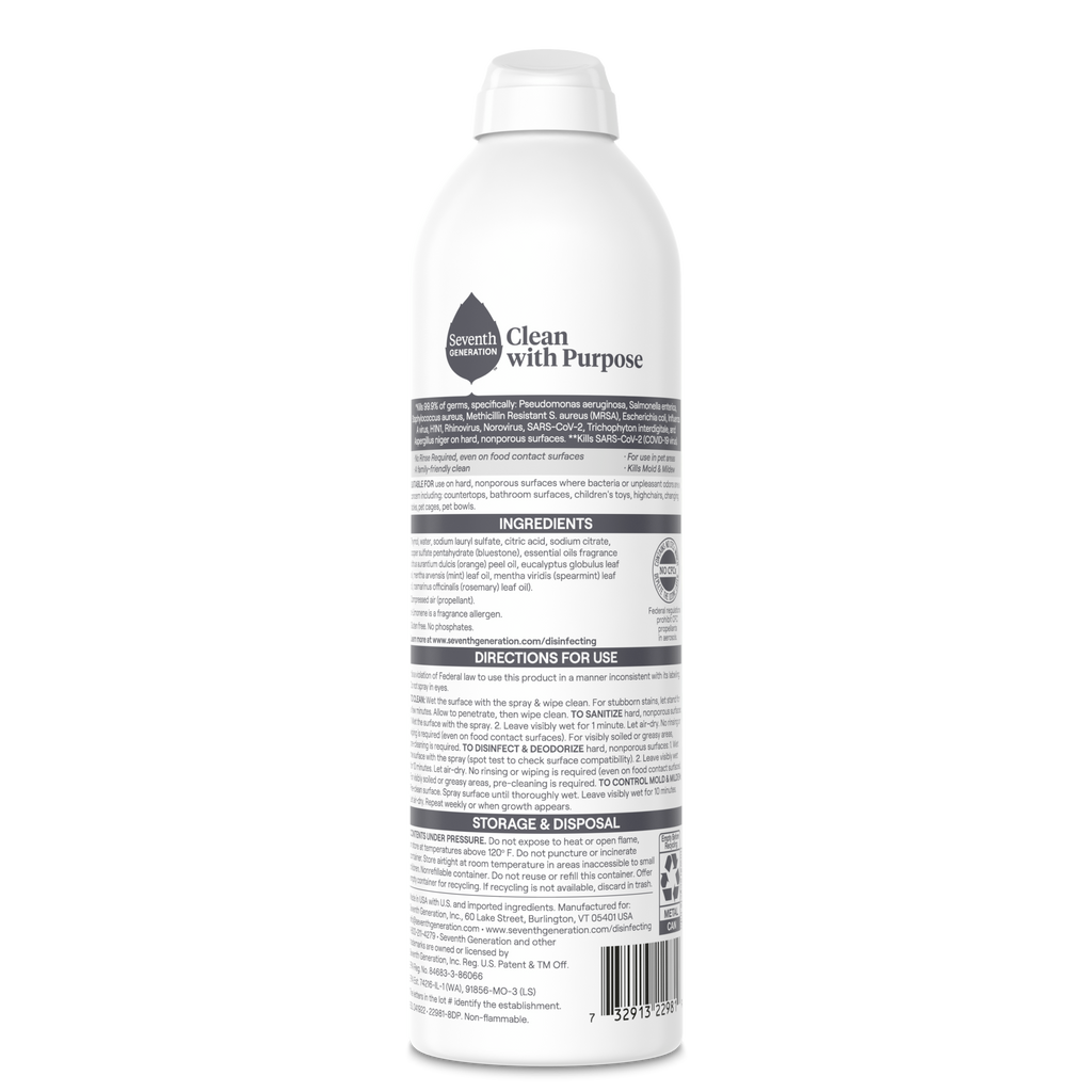 Disinfectant Spray - Eucalyptus Spearmint & Thyme Surface Care Essential