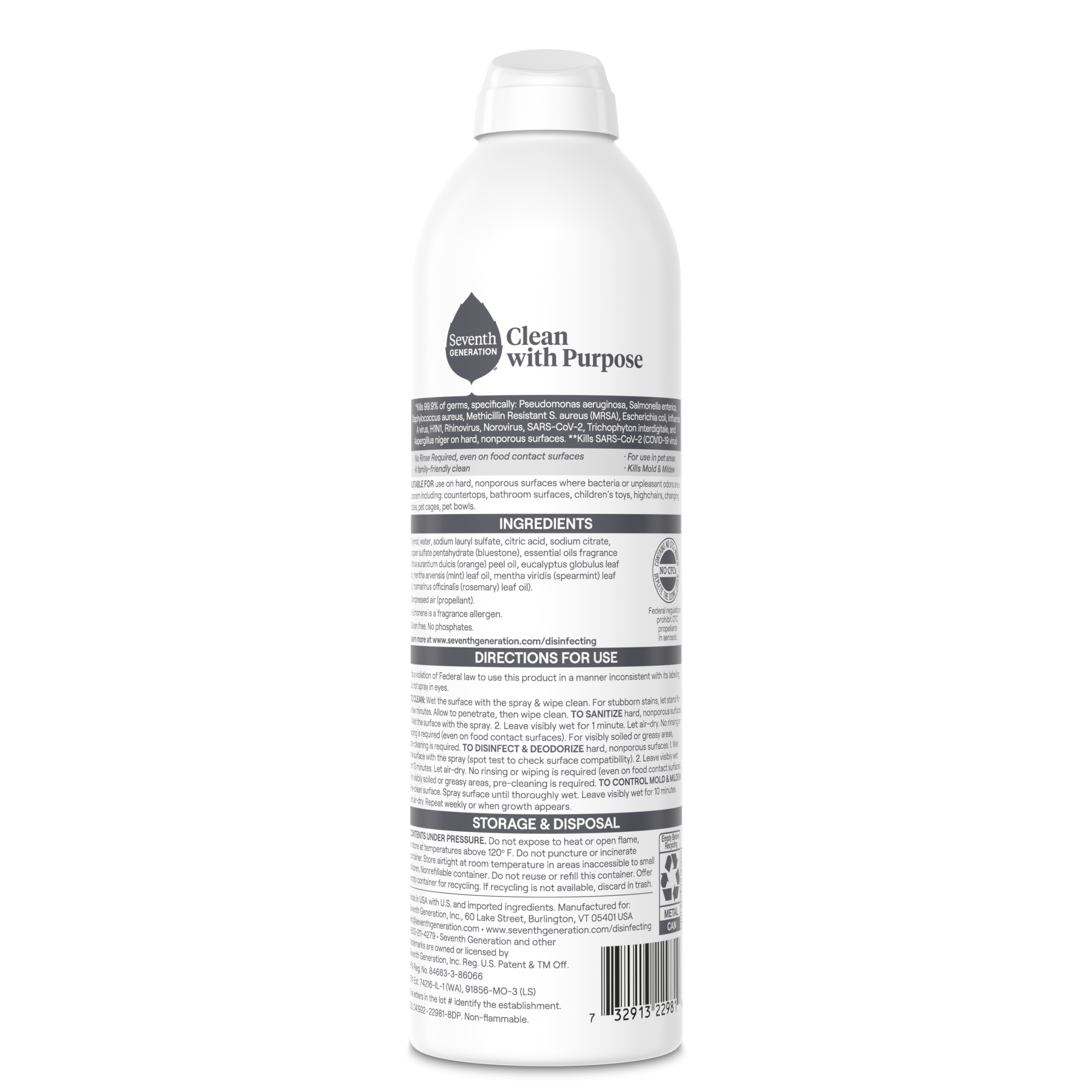 Disinfectant Spray - Eucalyptus Spearmint & Thyme Surface Care Essential