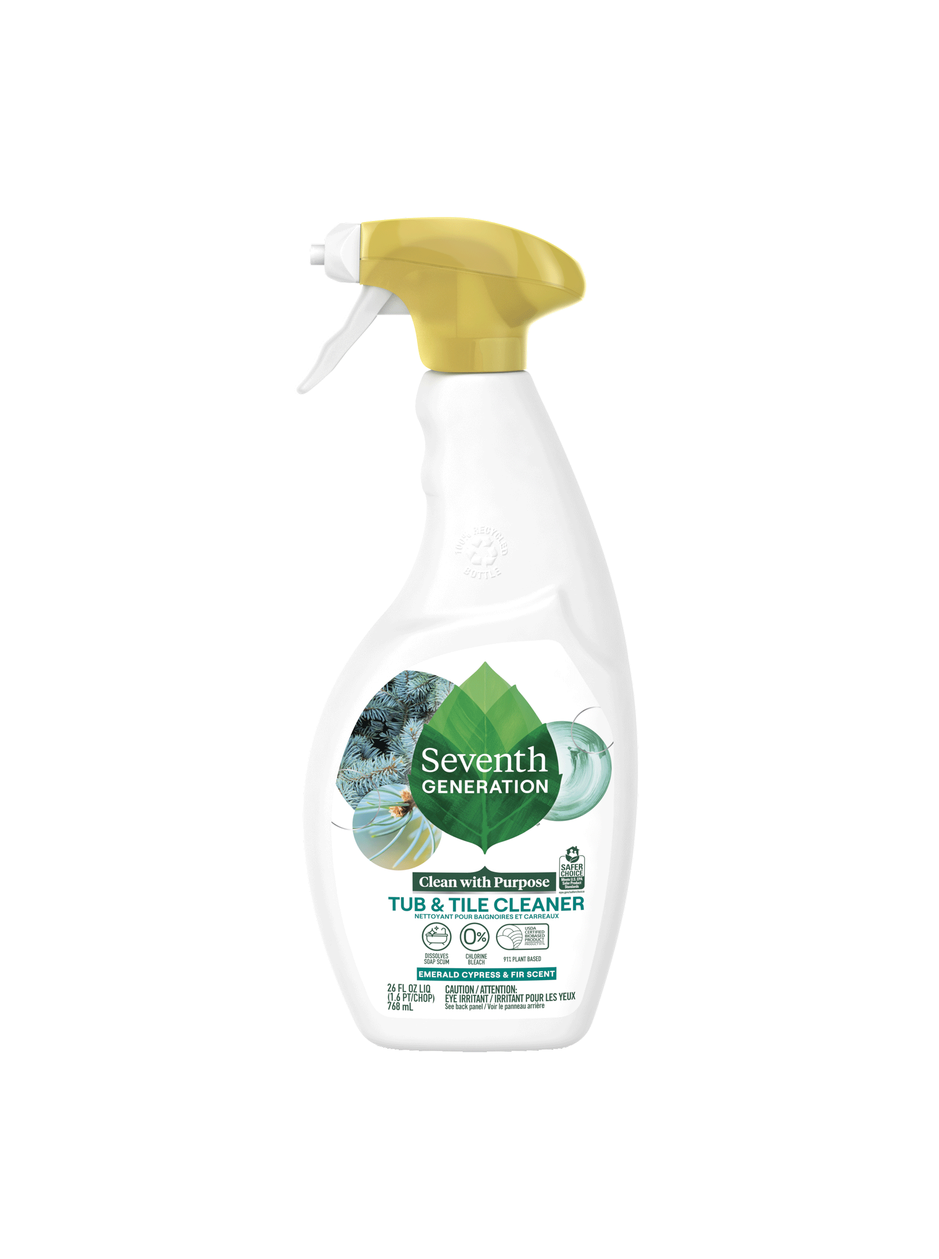 Tub & Tile Cleaner - Emerald Cypress & Fir Bathroom Care Essential