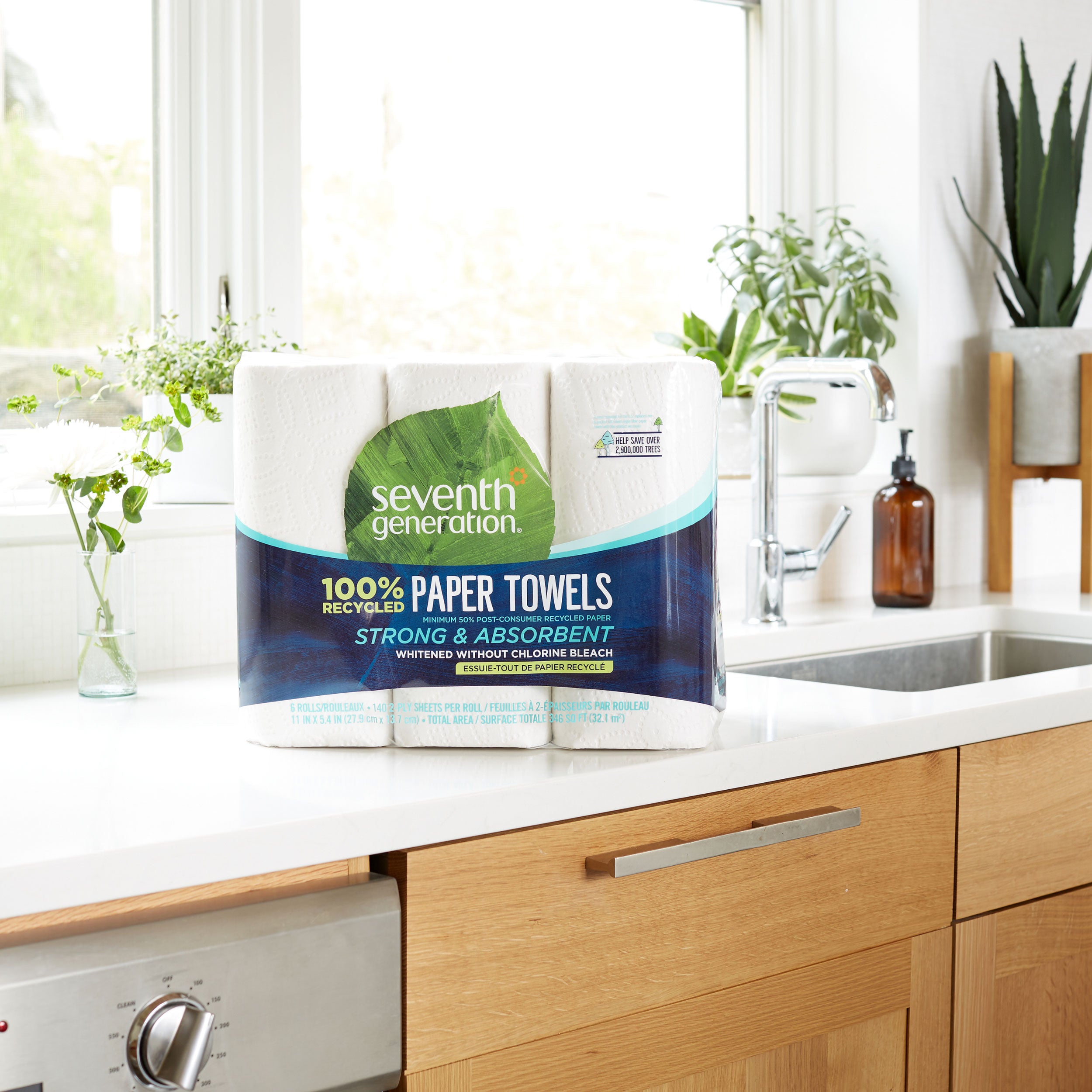 100% Recycled Paper Towels Paper Home Essential