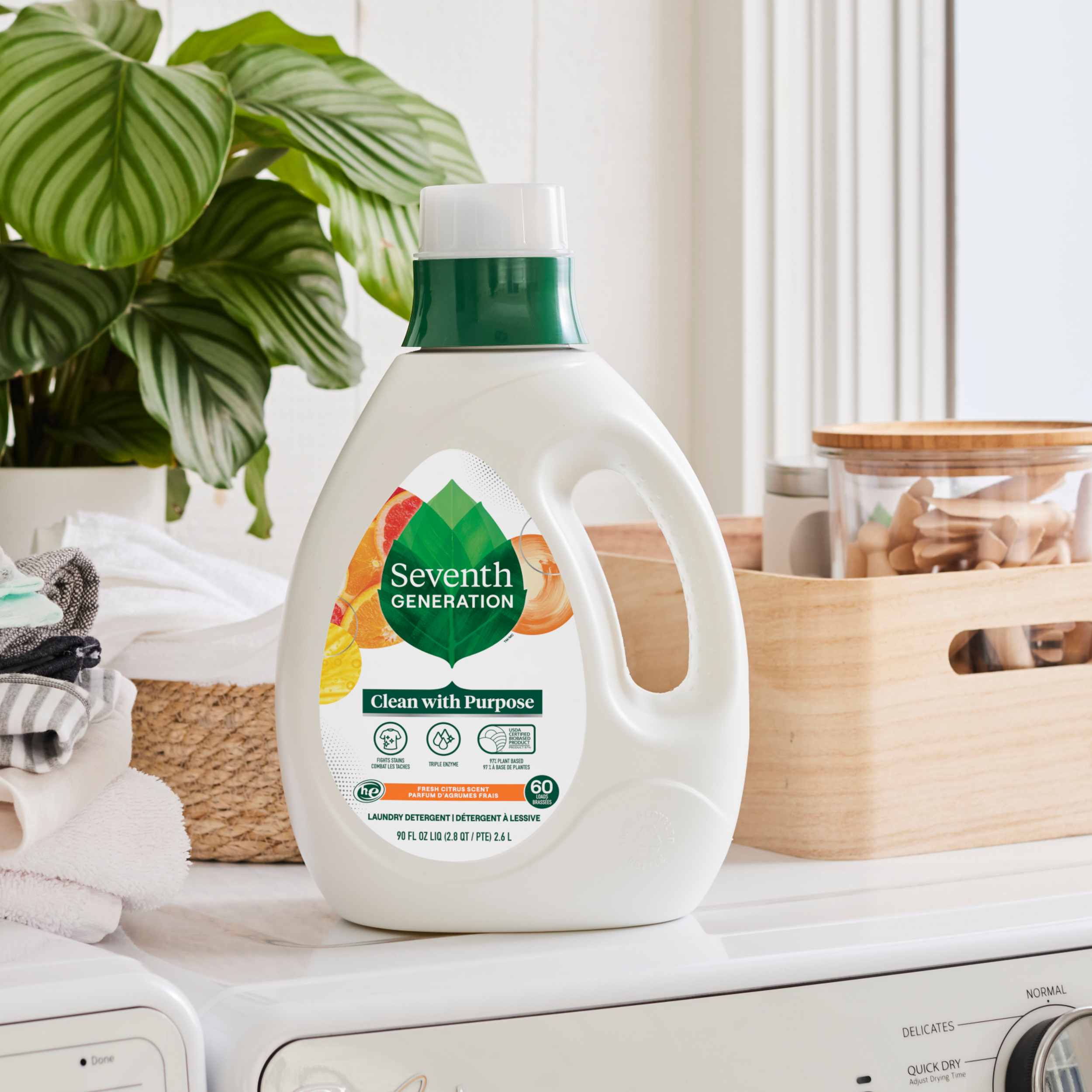 Liquid Laundry Detergent - Fresh Citrus Fabric Care Essential
