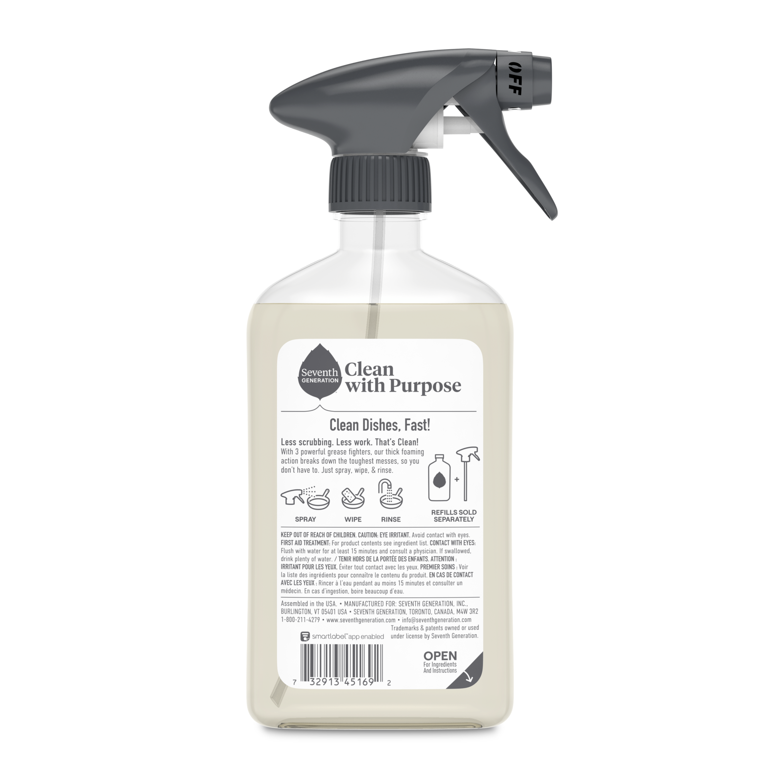 Foaming Dish Spray - Mandarin Orange Dish Care Essential