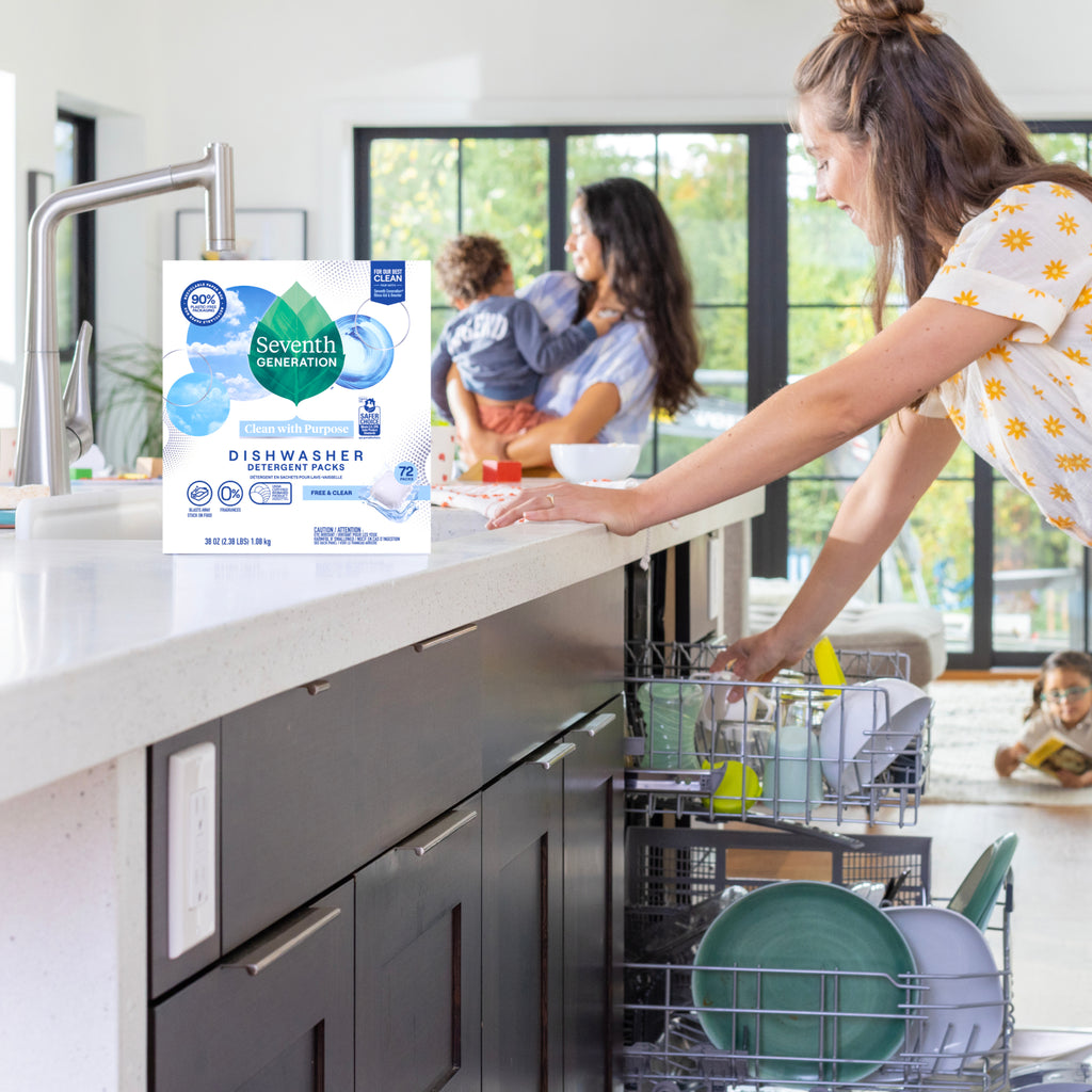 Dishwasher Detergent Packs - Free & Clear Dish Care Essential