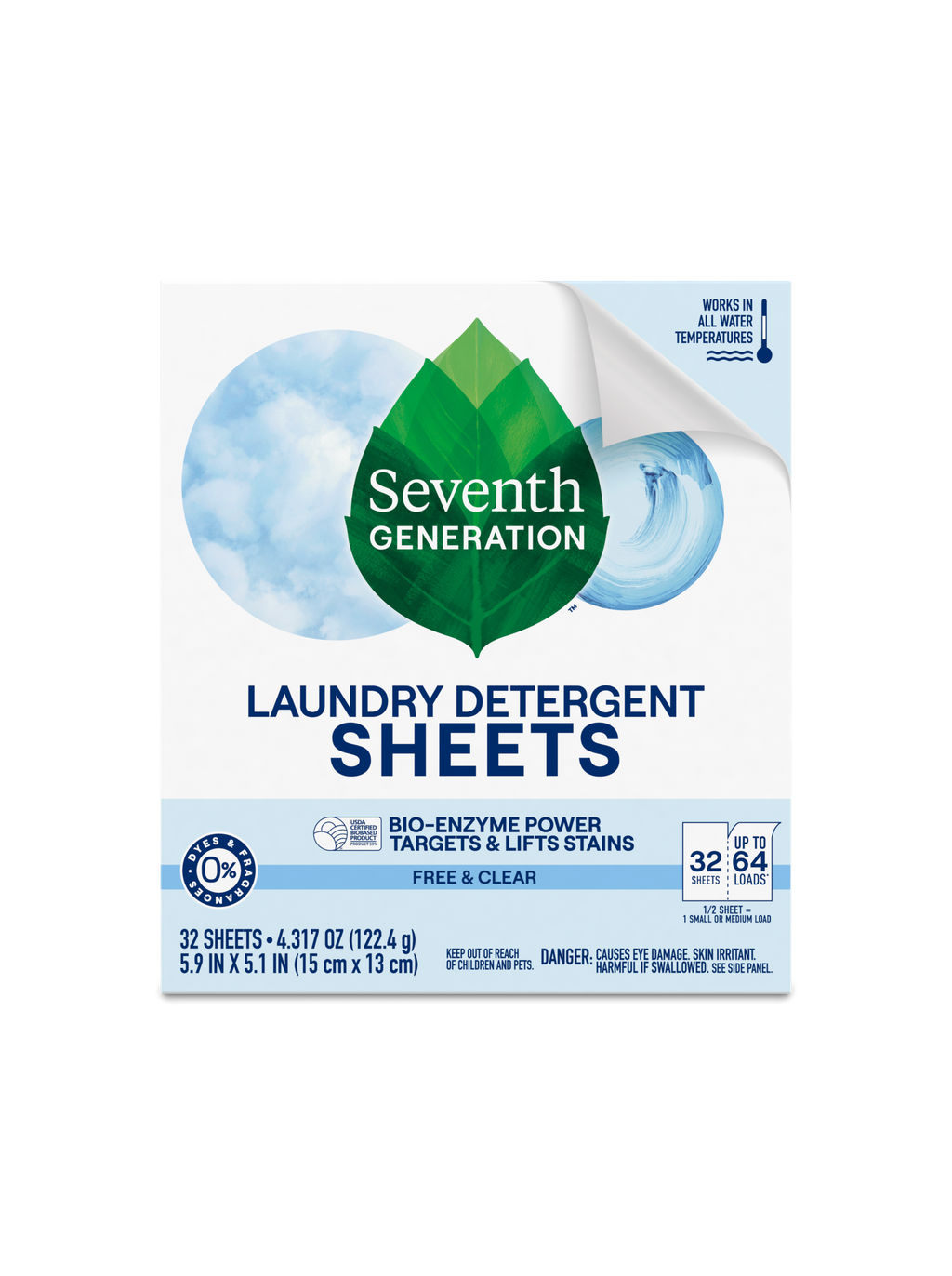 Laundry Detergent Sheets - Free & Clear Fabric Care Essential