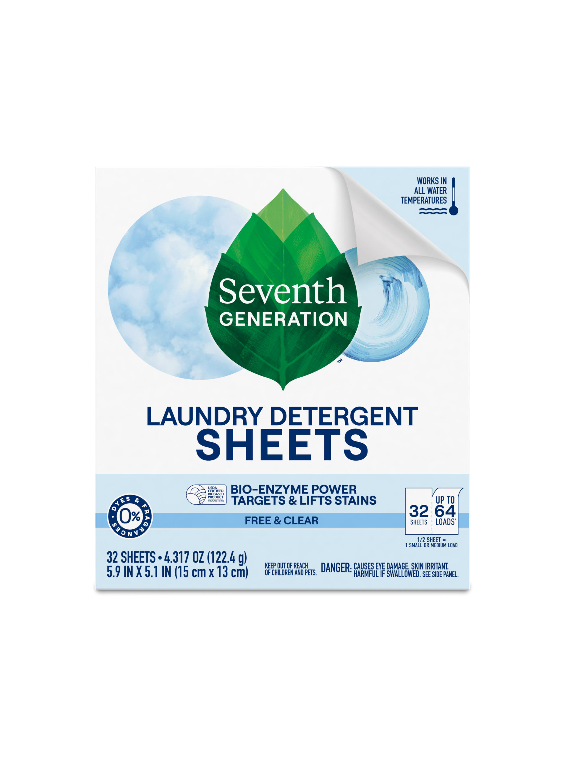 Laundry Detergent Sheets - Free & Clear Fabric Care Essential
