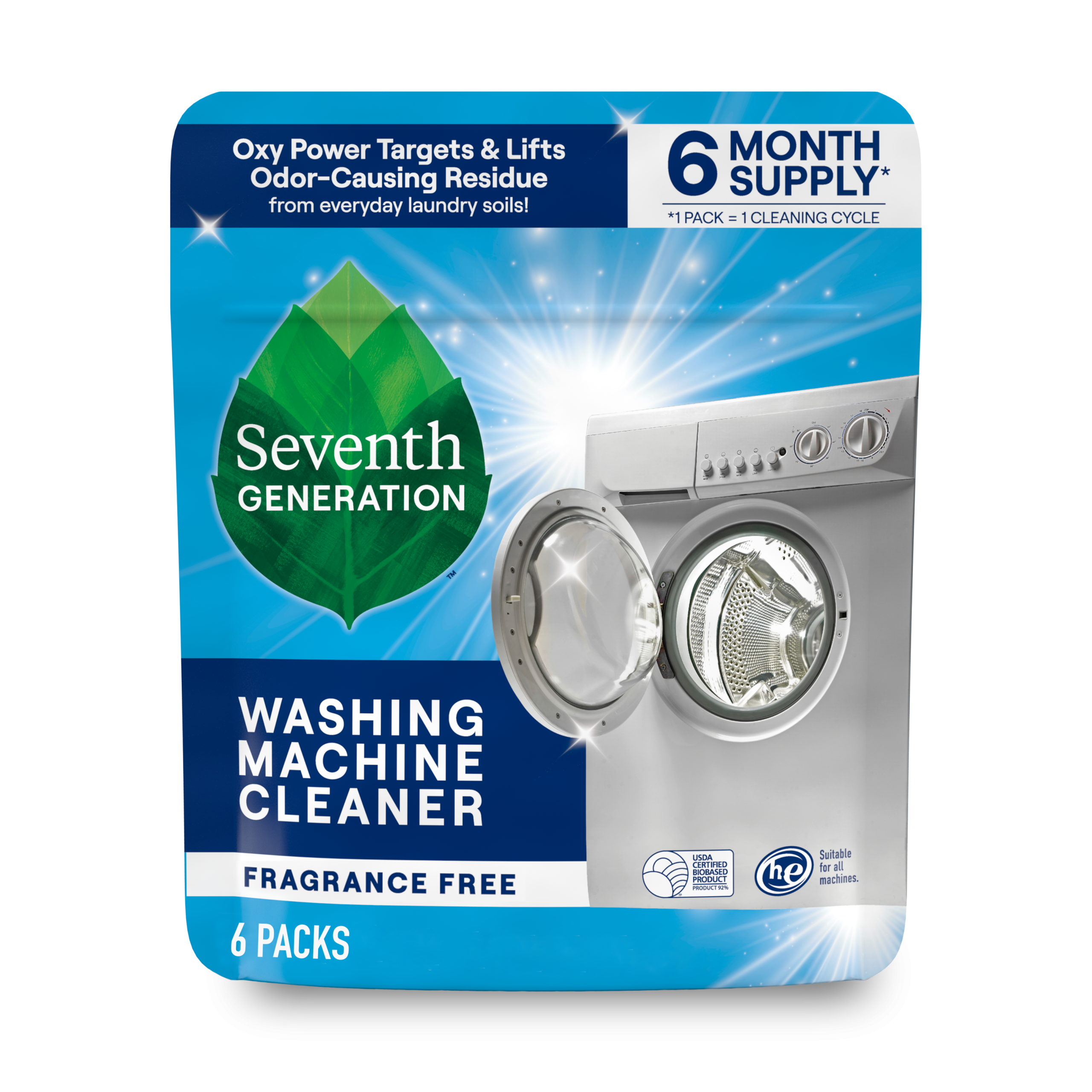 Washing Machine Cleaner - Fragrance Free Home Care Essential