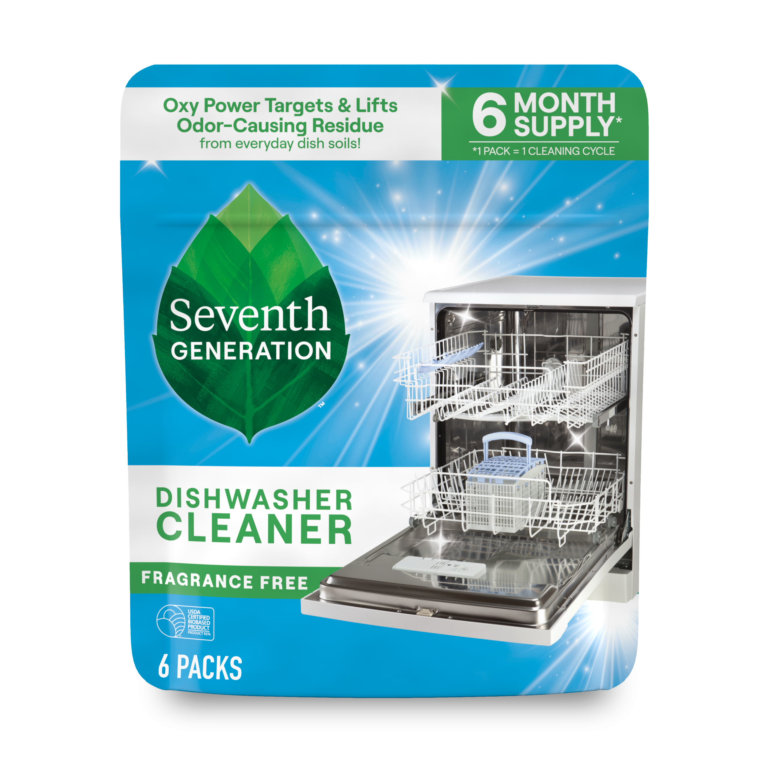 Dishwasher Cleaner - Fragrance Free Dish Care Essential