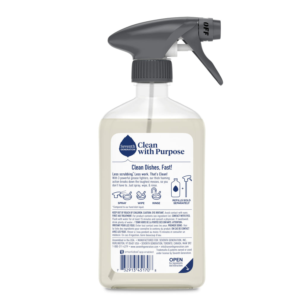 Foaming Dish Spray - Free & Clear Dish Care Essential